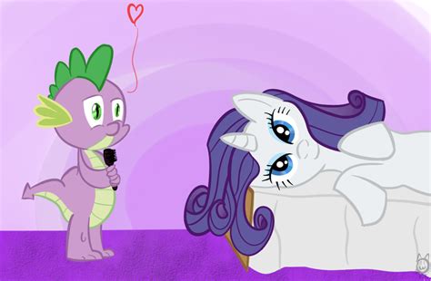 Rarity and Spike by lKittyTaill on DeviantArt