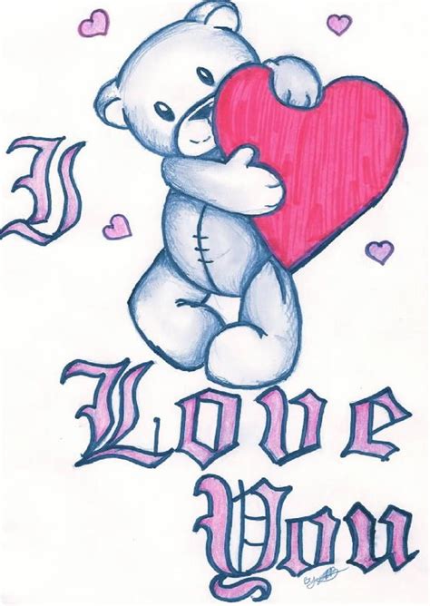 I love You by Jazzy-girl21 on DeviantArt | Dessin amoureux, Dessins ...