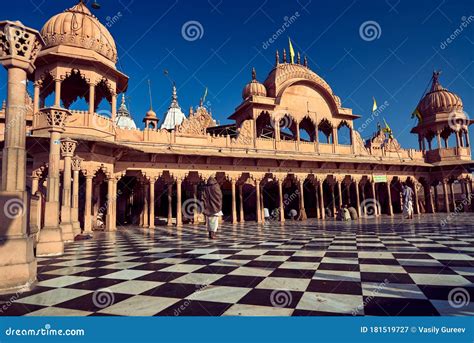 Shriji RadhaRani Mandir, Indian Temple In Holy Place Varsana, Barsana ...