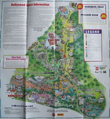 NewsPlusNotes: Dollywood 1998 Map