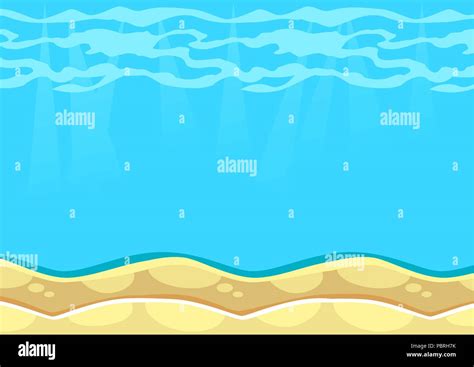 Underwater tropical vector world background with gold sand Stock Vector Image & Art - Alamy