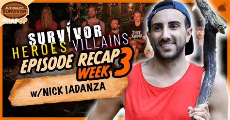 Survivor AU: HvV | Week 3 (Eps 7-9) Recap | Nick Iadanza ...