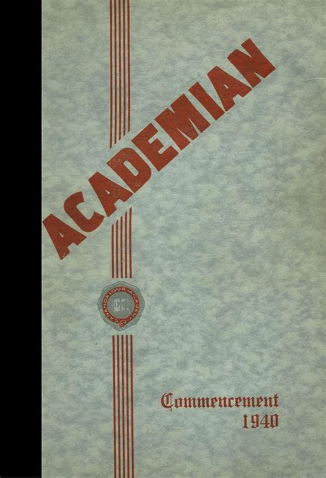 (Reprint) 1940 Yearbook: Canandaigua Academy, Canandaigua, New York ...