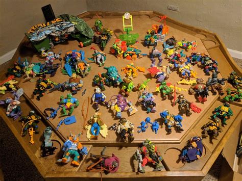 Vintage TMNT Action Figure Lot from 1989 1990 1991, 42 Figures, 7 ...