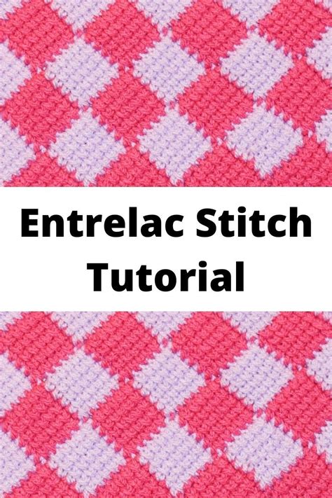 How to Crochet Entrelac Stitch Tutorial | Entrelac, Tunisian crochet patterns, Enterlac crochet