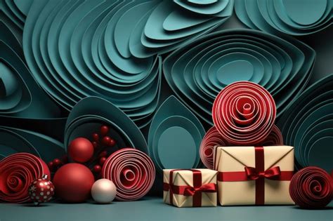 Premium AI Image | beautiful christmas card concept