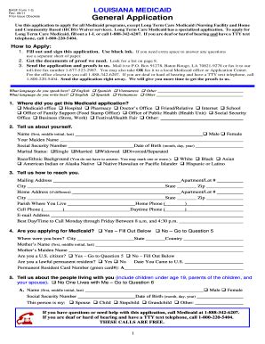 60 Printable Medicaid Application Forms and Templates - Fillable ...