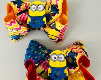 Minion Hair Bow - Etsy