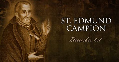 Saint of the Day † இன்றைய புனிதர்: † St. Edmund Campion † (December 1)