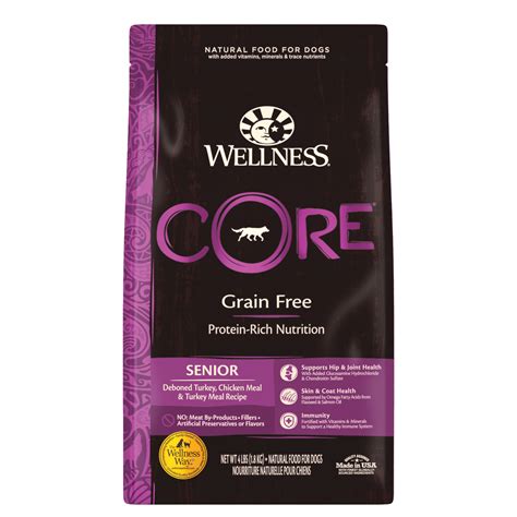 Wellness CORE Grain Free Dry Dog Food - Senior (3 sizes) - aPetMart