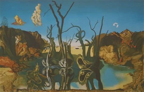 Salvador Dali (after) - Swans Reflecting Elephants - Catawiki