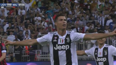 Cristiano Ronaldo Goal Earns Juventus The Supercoppa Italia - SPORTbible