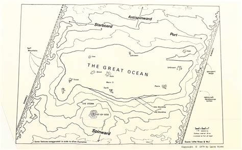 Ringworld Engineers map by Larry Niven- 2 page map – Phantasia Press