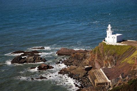 Hartland Point Lighthouse, North Devon Stock Photo - Image of rocks ...