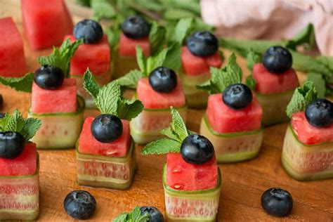 Watermelon Canapés - Preppy Kitchen | Watermelon recipes, Summer food party, Finger food appetizers