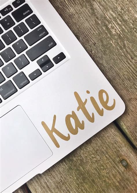 Laptop Name Decal Name Sticker Custom Name Decal Laptop | Etsy