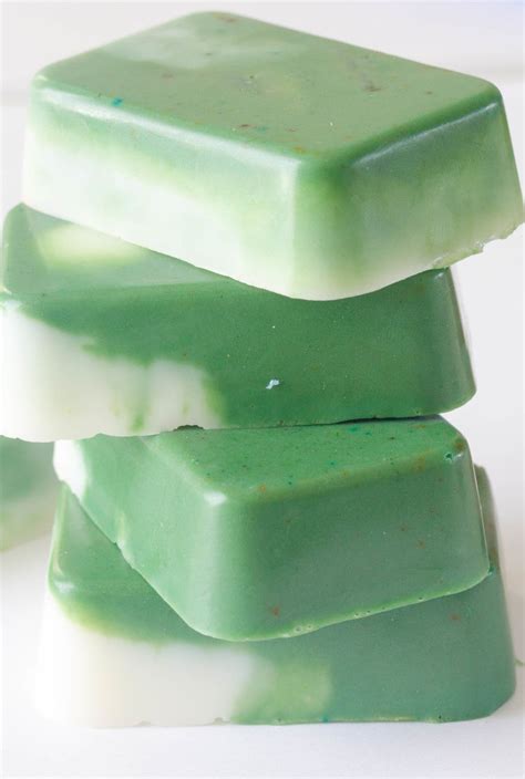 Green Tea Swirl Soap Bars - Savvy Naturalista | Handmade soap recipes ...