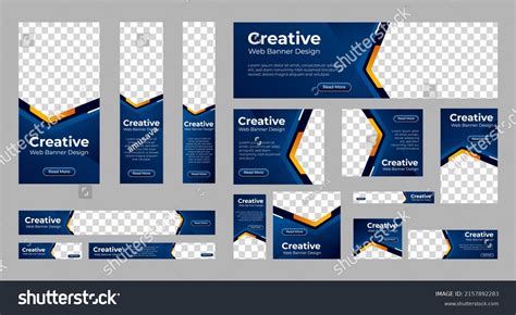 Modern Banner Design Web Template Set Stock Vector (Royalty Free ...