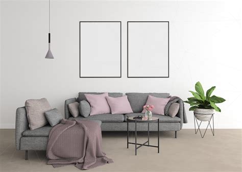 Interior mockup - blank wall mock up