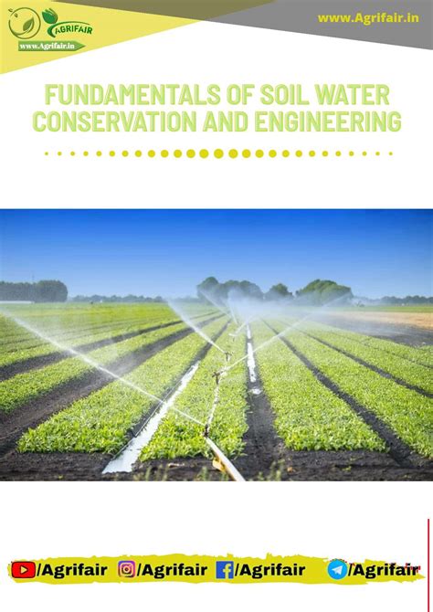 Fundamentals of Soil Water Conservation and Engineering pdf - AgriFair