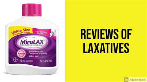 Reviews of Laxatives - Best Laxatives Can Buy - YouTube