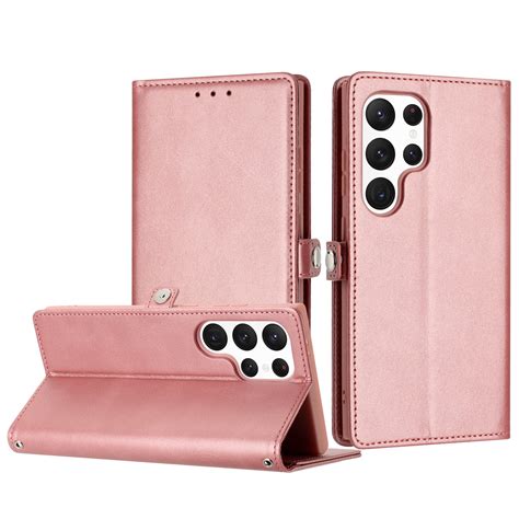 Samsung Galaxy S24 Ultra Case, Wallet Multiple Compartments Full Protection Rose Gold - Walmart.com