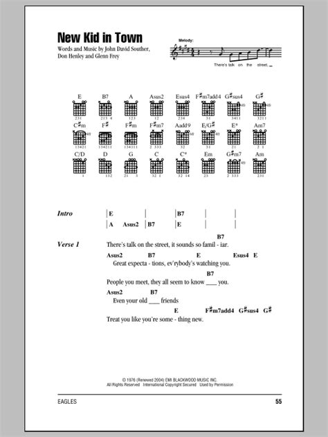 New Kid In Town by Eagles - Guitar Chords/Lyrics - Guitar Instructor