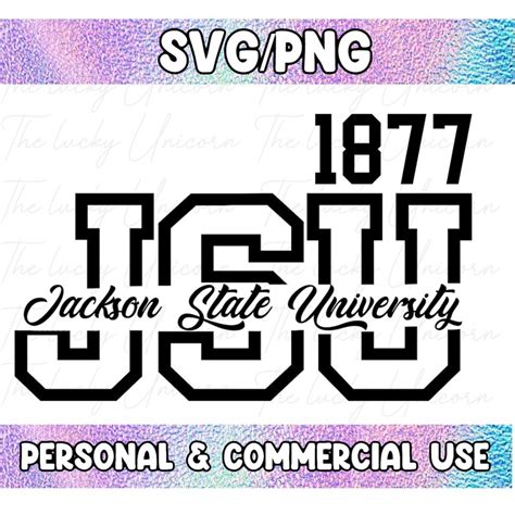 JSU 1877 SVG Jackson State University SVG - Etsy