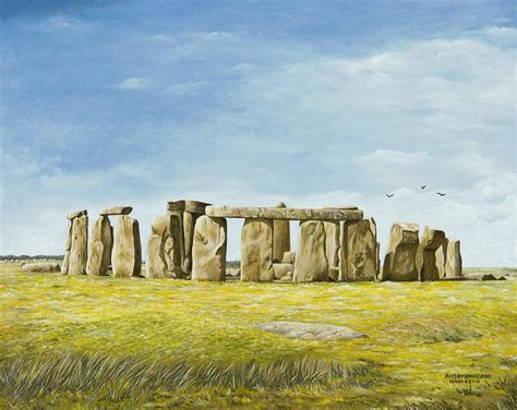 Stonehenge Painting by Mary Ann King - Fine Art America