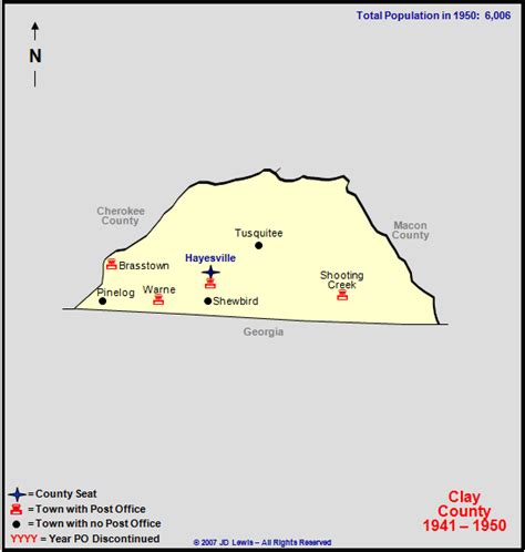 Clay County, NC - 1941 to 1950