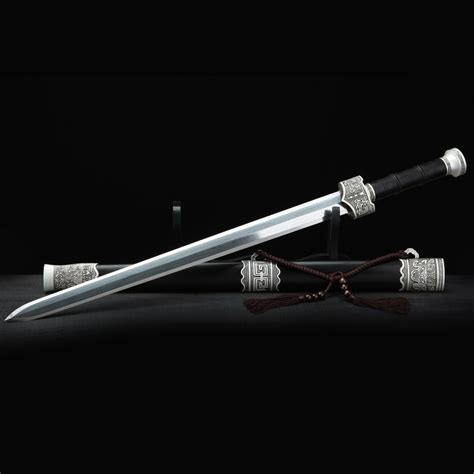 Chinese Han Sword | Handmade Chinese Straight Double Edged Sword ...