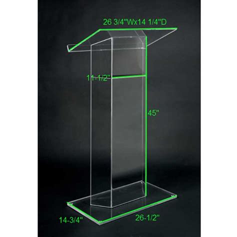 Plexiglass Podium Rental - ATD Audio Visual