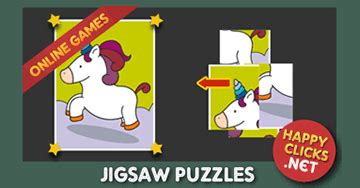 Online Jigsaw Puzzle Game for Kids: Unicorn