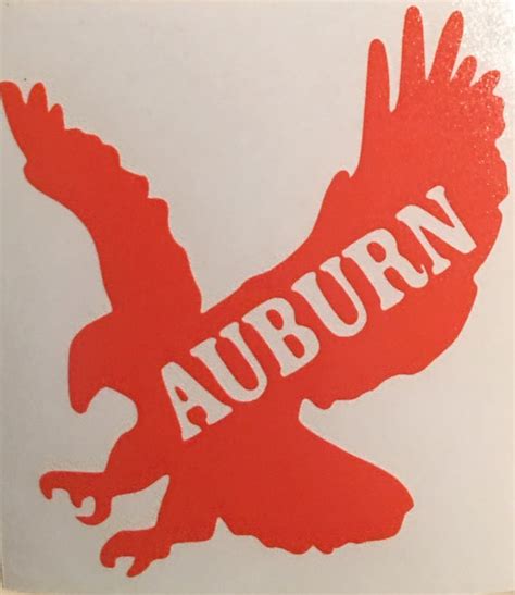 Auburn Inspired War Eagle Vinyl Decal War Eagle Auburn Eagle