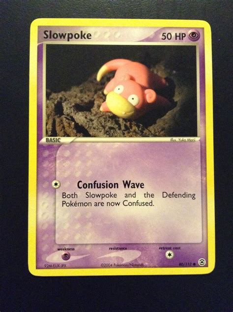 Slowpoke - #079; Fire Red Leaf Green Set (80/112); Common; Illustration: Yuka Morii | Pokemon ...