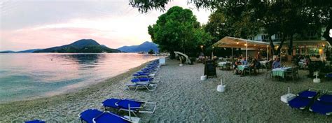 Avra beach hotel | Avra Beach Tavern Nidri Lefkas Lefkada Greece