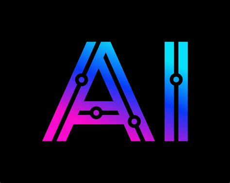 Ai Technology Digital Artificial Intelligence Future Circuit Electronic Colorful Vector Logo ...