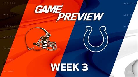 Cleveland Browns vs. Indianapolis Colts | Week 3 Game Preview | NFL ...