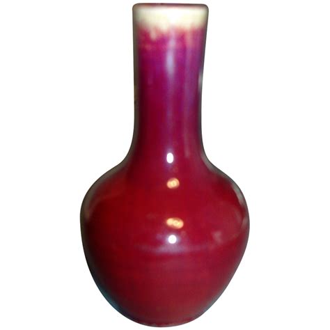 Small Antique 19th century Chinese Porcelain Oxblood Sang de Boeuf : Classic Tradition | Ruby Lane