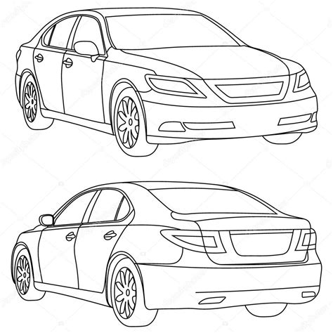 Car Front View Drawing at GetDrawings | Free download