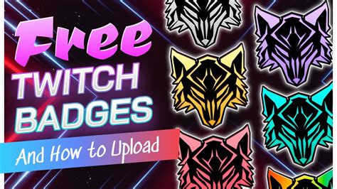 Get FREE Twitch Sub Badges | Uploading Tutorial | qoqsik - YouTube