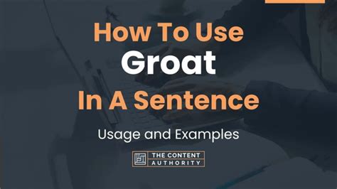 How To Use "Groat" In A Sentence: Usage and Examples