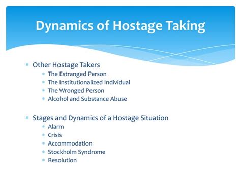 15 crisis hostage negotiation | PPT