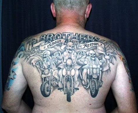 Motorcycle Biker Tattoo Ideas: Ghost Riders and More | Biker tattoos, Bike tattoos, Biker ...