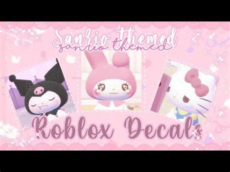 🌸Cute Sanrio Themed Roblox Decals|🐰For Your Royale High Journal🍨 ||Royale High|| | Hello kitty ...