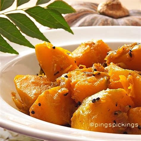 ping's pickings: Fried Pumpkin: Indian Style