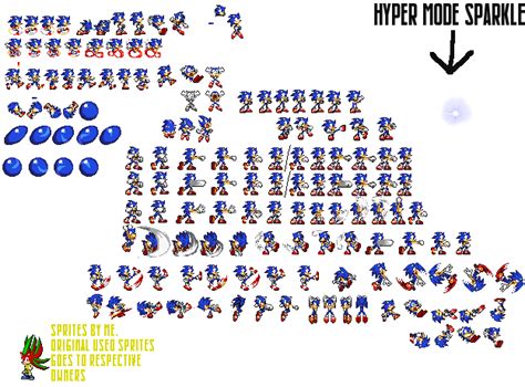 Classic Sonic Sprites (Fully Complete) by hypershadicspriter33 on ...