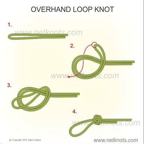 Overhand Loop Knot | How to tie the Overhand Loop Knot | All Knots ...