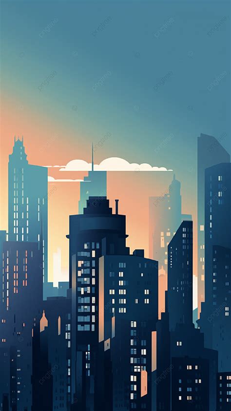 Building City Evening Background Wallpaper Image For Free Download - Pngtree