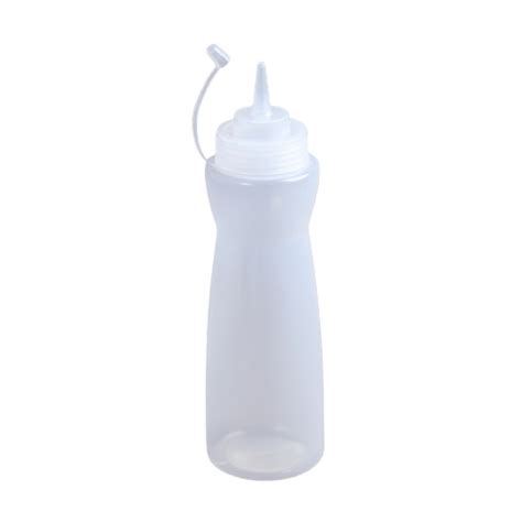 Plastic Sauce Bottle White - Bansal Food Decor Plaza